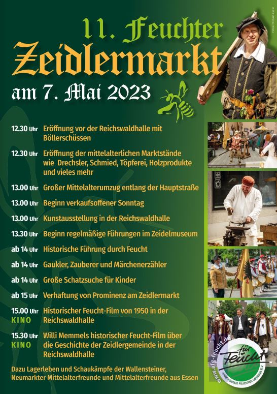 Das Programm für den Zeidlermarkt 2023